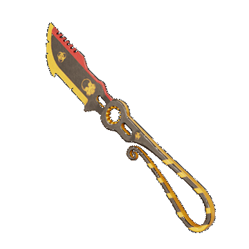 Berserker Knife | Black Golden | Mint
