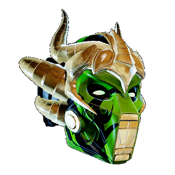 Sci-fy Horn Helmet | Green