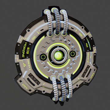 Cyborg | Power Core Backpack | Neon