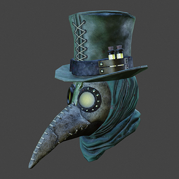 Plague Doctor | Hood | Emerald