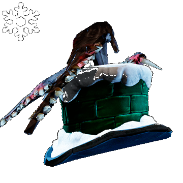 Christmas | Chimney Hat | Green Brick