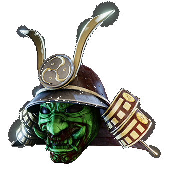 Samurai Mask | Green