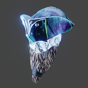 Space Pirate | Skull Beard | Green