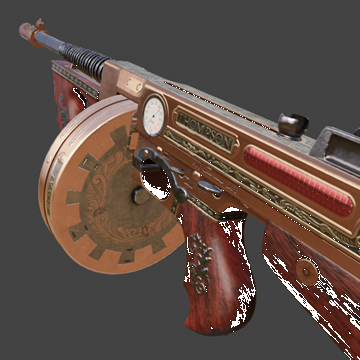 Tommy Gun | Steampunk | Mint