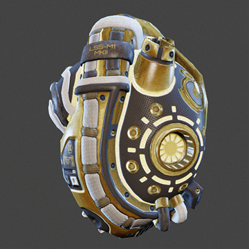 Cyborg | Heart Backpack | Precious
