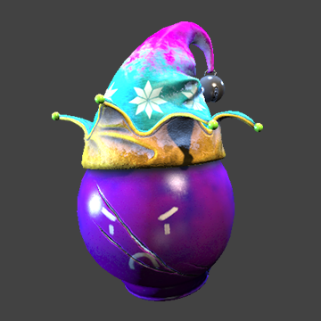 Christmas | Ornament Head | Purple