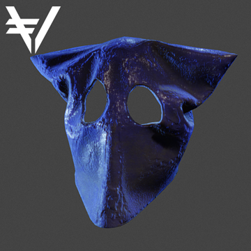 Leather Mask | Vault | Blue