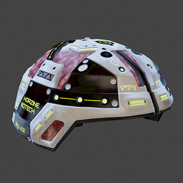 Cyborg | Brain Helmet | Neon