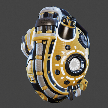 Cyborg | Heart Backpack | Supernova