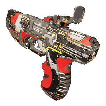 HMTech-101 Pistol | Horzine Elite Red | Battle-Scarred