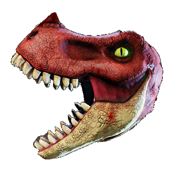 Discount T-REX Mask | Red
