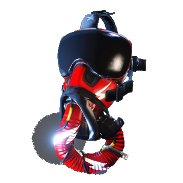 Flight Mask | Crimson