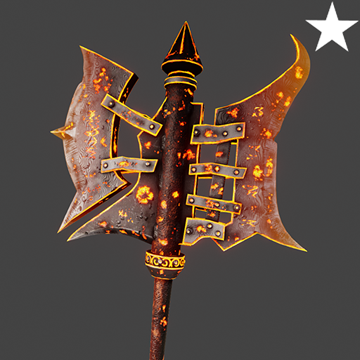 BattleAxe | Hellmark | Magma