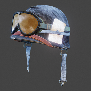 Vietnam | US Helmet & Goggles | Black
