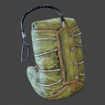 WW1 Pilot | Parachute Pack | Olive