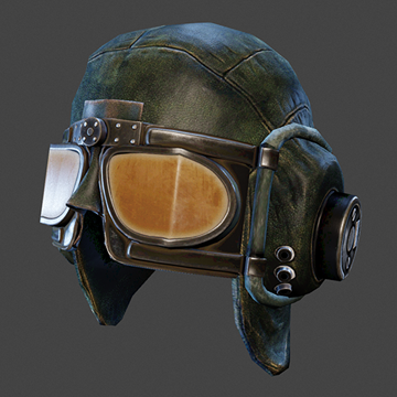WW1 Pilot | Helmet & Googles | Forest