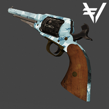 1858 Revolver | Vault | Blue Camo | Field-Tested