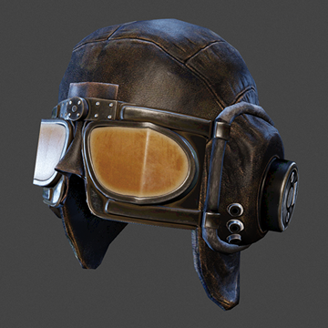 WW1 Pilot | Helmet & Googles | Night