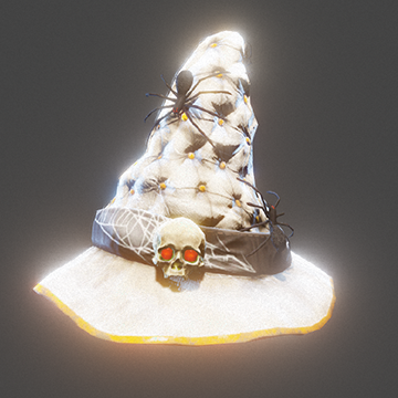 Halloween | Sorceress Hat | White