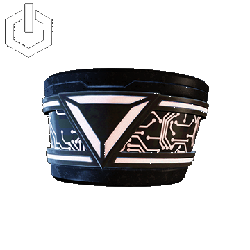 Cyberpunk | Trinity Armband | Jet Black