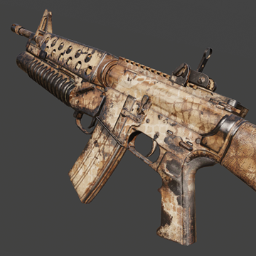 M16 M203 | Predator | Desert