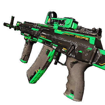 AK12 | Horzine Elite Green | Battle-Scarred