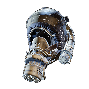 Steampunk Gas Mask Filtered | Brown