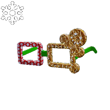 Christmas | Cookie Glasses | Red Wrapping
