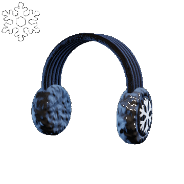 Christmas | Ear Muffs | Black