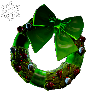 Christmas | Wreath Backpack | Green