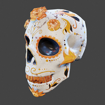 DoZ | Skull Head | Marigold