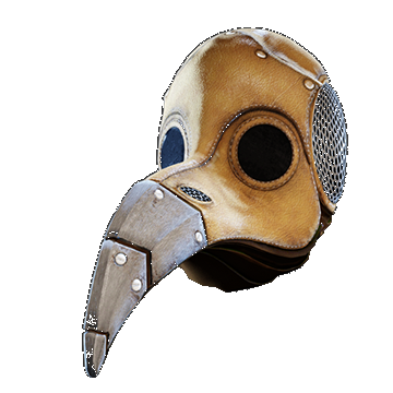 Plague Doctor Mask | Light Brown