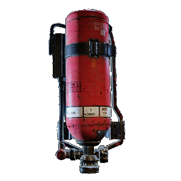 Firefighter Oxygen Tank | Red