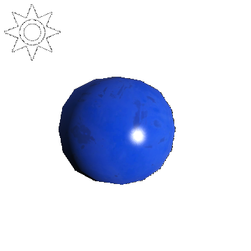 Sideshow Clown Nose | Shiny Blue