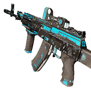 AK12 | Bluefire | Battle-Scarred