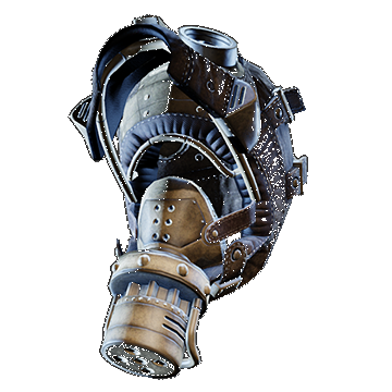 Steampunk Gas Mask Open | Brown