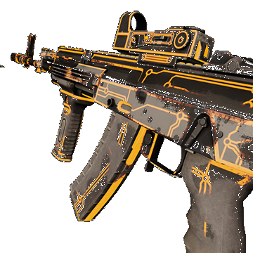 AK12 | Neon | Battle-Scarred