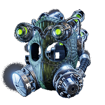 Insectoid Helmet Goggles Up | Green