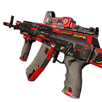 AK12 | Horzine Elite Red | Battle-Scarred