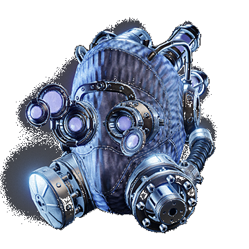 Insectoid Helmet Goggles Down | Blue