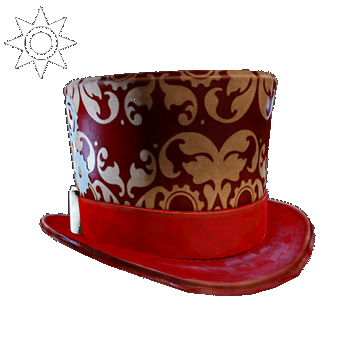 Steampunk | Top Hat | Red