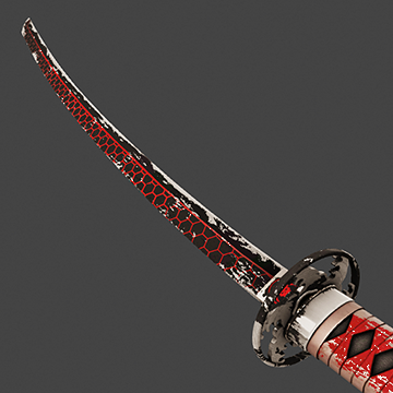 Katana | Cyberbone | Battle-Scarred