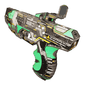 HMTech-101 Pistol | Horzine Elite Green | Battle-Scarred