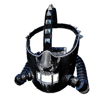 Psycho Pain Mask Open | Steel