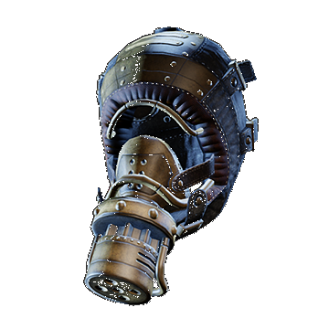 Steampunk Gas Mask Basic | Black