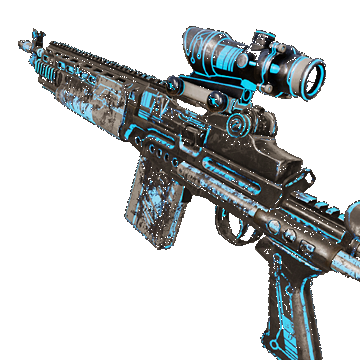M14EBR | Neon | Battle-Scarred