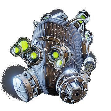 Insectoid Helmet Goggles Down | Rust