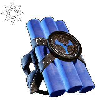 Steampunk | Dynamite Arm Band | Blue