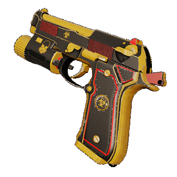 9MM | Black Golden | Field-Tested