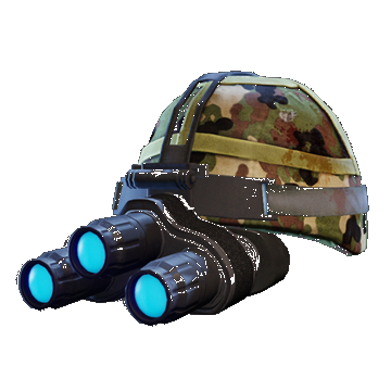 Nightvision Helmet | Blue Glow